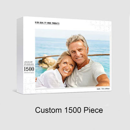 Custom Wooden Jigsaw Puzzle | 500, 1000, 1500 Pieces | Handcrafted & Personalized Gifts for Adults & Kids