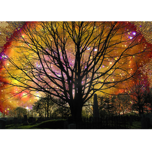 Wooden Jigsaw Puzzle 1000-Piece for Adults – Relaxing Gift Idea & Elegant Home Décor Artwork with Full-Size Poster, Premium Stress Relief Activity - Firework Tree