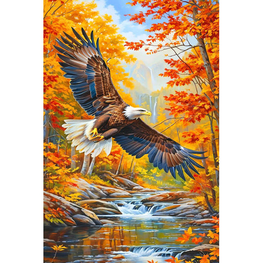 Wooden Jigsaw Puzzle 1000 Piece - Eagle in the Woods