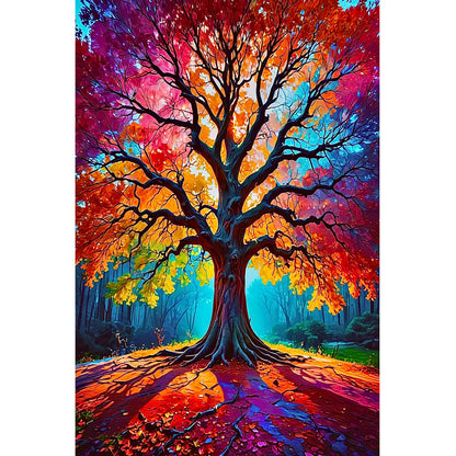 Wooden Jigsaw Puzzle 1000-Piece for Adults – Relaxing Gift Idea & Elegant Home Décor Artwork with Full-Size Poster, Premium Stress Relief Activity - Tree of Life