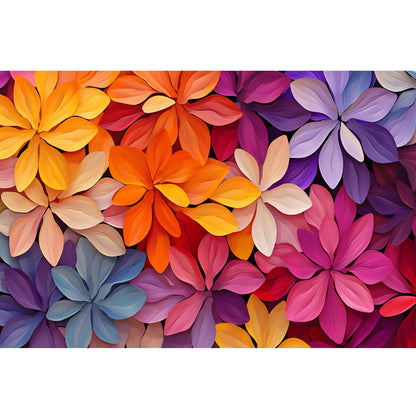 Wooden Jigsaw Puzzle 1000 Piece - Colorful Petals