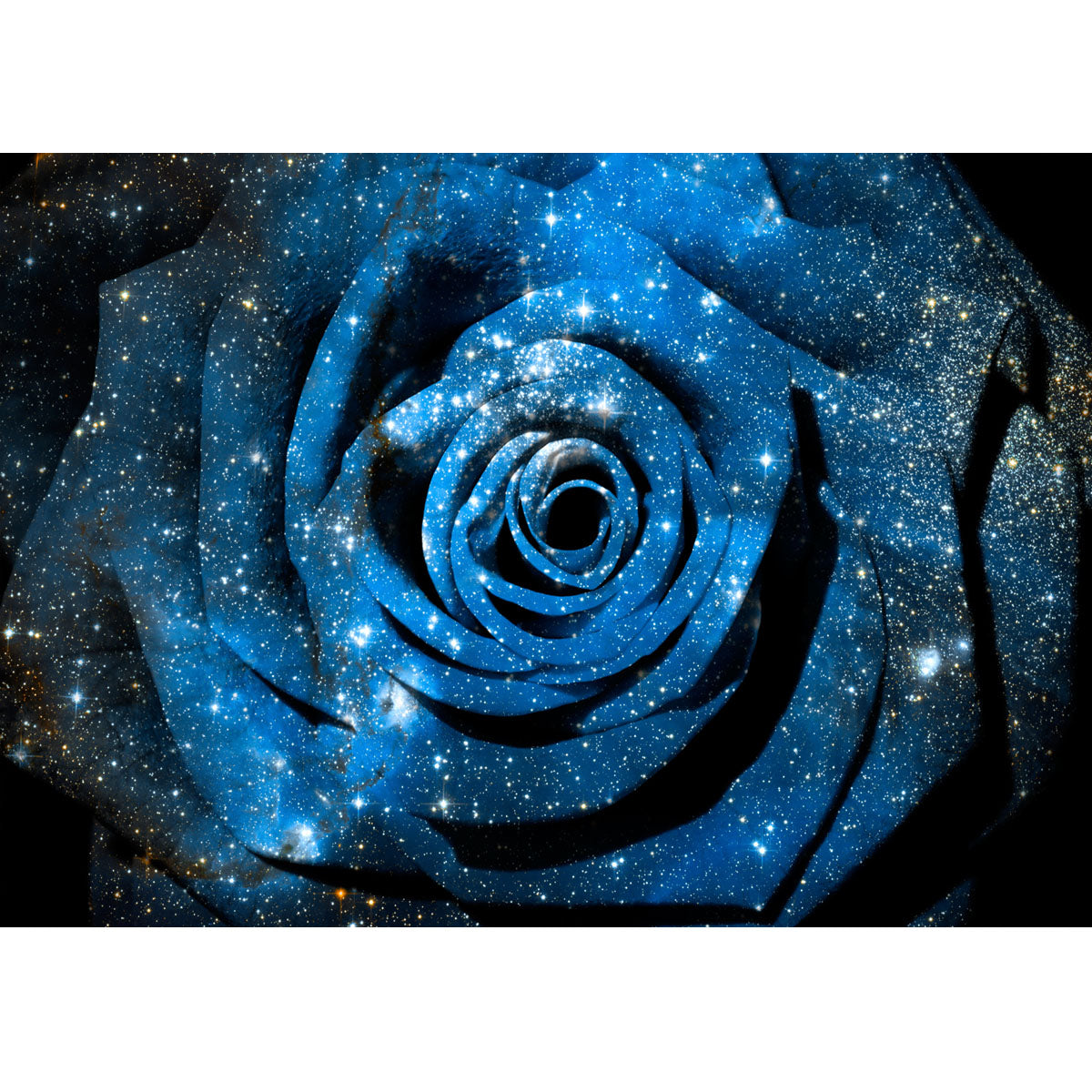 Wooden Jigsaw Puzzle 1000-Piece for Adults – Relaxing Gift Idea & Elegant Home Décor Artwork with Full-Size Poster, Premium Stress Relief Activity - Starry Sky Rose - Artisan Puzzles