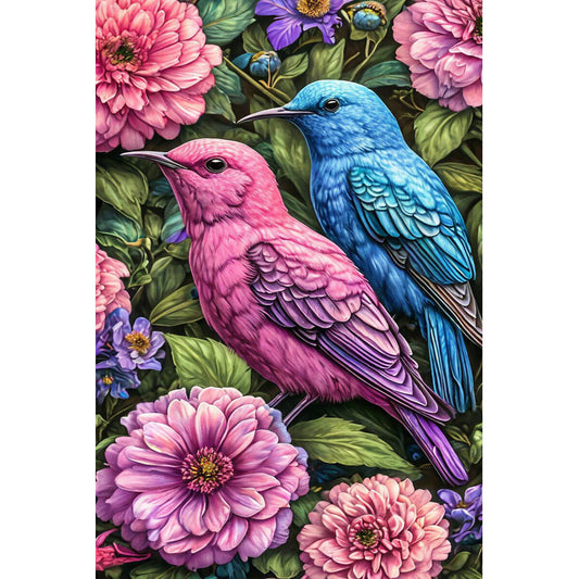 Wooden Jigsaw Puzzle 1000 Piece - Bird Couple