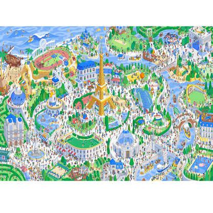 Wooden Jigsaw Puzzle 1000-Piece for Adults – Relaxing Gift Idea & Elegant Home Décor Artwork with Full-Size Poster, Premium Stress Relief Activity - Marine Park