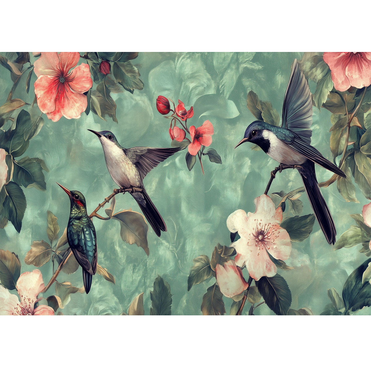 Wooden Jigsaw Puzzle 1000-Piece for Adults – Relaxing Gift Idea & Elegant Home Décor Artwork with Full-Size Poster, Premium Stress Relief Activity - Hummingbird