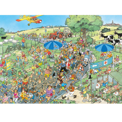 Wooden Jigsaw Puzzle 1000-Piece for Adults – Relaxing Gift Idea & Elegant Home Décor Artwork with Full-Size Poster, Premium Stress Relief Activity - Campground