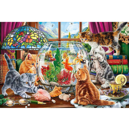 Wooden Jigsaw Puzzle 1000 Piece - I'm going fishing