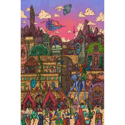 Wooden Jigsaw Puzzle 1000 Piece - Wizard's Castle