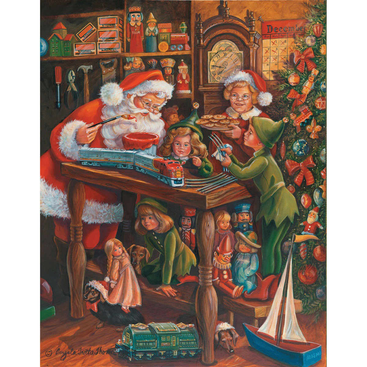 Wooden Jigsaw Puzzle 1000-Piece for Adults – Relaxing Gift Idea & Elegant Home Décor Artwork with Full-Size Poster, Premium Stress Relief Activity - Christmas Gift Making