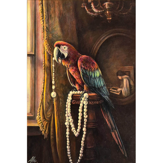 Wooden Jigsaw Puzzle 1000 Piece - Parrots and Jewels