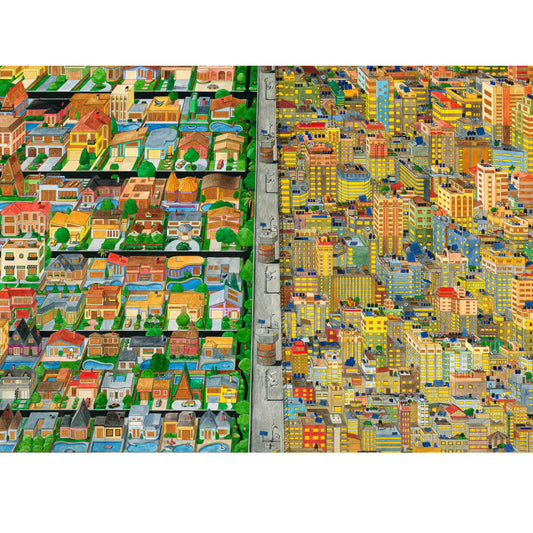 Wooden Jigsaw Puzzle 1000-Piece for Adults – Relaxing Gift Idea & Elegant Home Décor Artwork with Full-Size Poster, Premium Stress Relief Activity -  Just a wall away