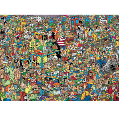 Wooden Jigsaw Puzzle 1000-Piece for Adults – Relaxing Gift Idea & Elegant Home Décor Artwork with Full-Size Poster, Premium Stress Relief Activity - National Reading Day