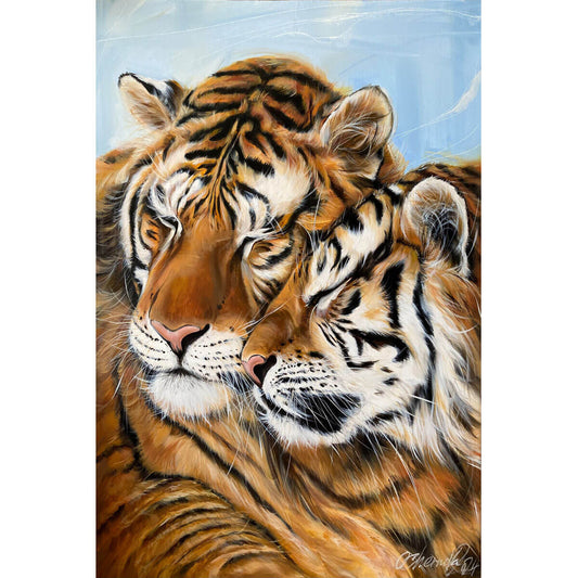 Wooden Jigsaw Puzzle 1000 Piece - The Warm Tiger