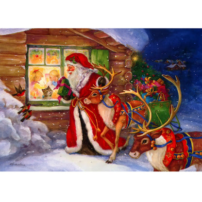 Wooden Jigsaw Puzzle 1000-Piece for Adults – Relaxing Gift Idea & Elegant Home Décor Artwork with Full-Size Poster, Premium Stress Relief Activity - Christmas Gift Delivery 2 - Artisan Puzzles