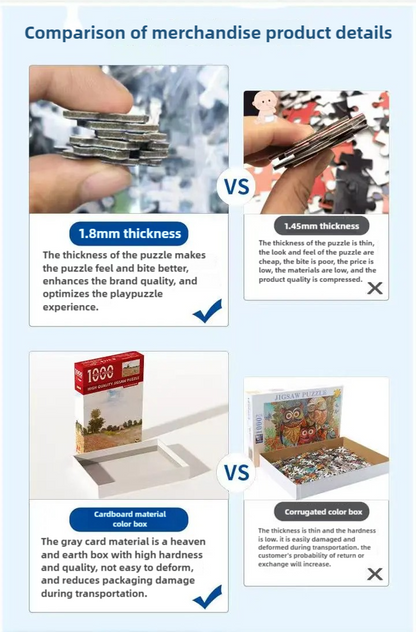 500-Piece Cardboard Jigsaw Puzzle for Adults – Relaxing Gift Idea & Elegant Home Décor Artwork with Full-Size Poster, Premium Stress Relief Activity - Rainbow Castle