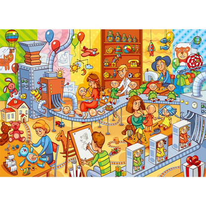 1000-Piece Wooden Jigsaw Puzzle for Adults – Relaxing Gift Idea & Elegant Home Décor Artwork with Full-Size Poster, Premium Stress Relief Activity - Toy Factory