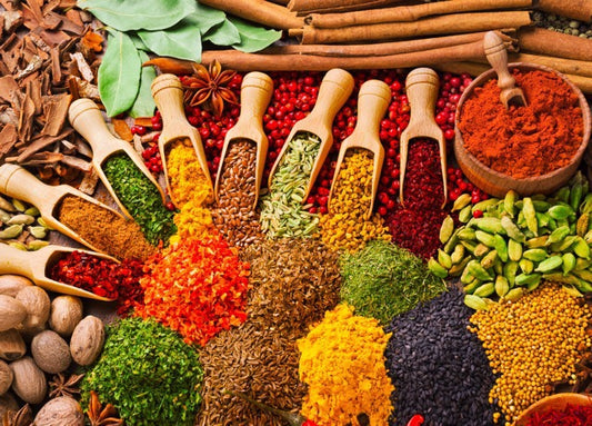 1000-Piece Wooden Jigsaw Puzzle for Adults – Relaxing Gift Idea & Elegant Home Décor Artwork with Full-Size Poster, Premium Stress Relief Activity - Colorful Spices