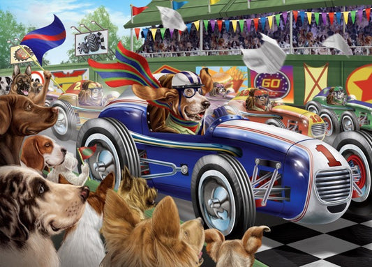 1000-Piece Wooden Jigsaw Puzzle for Adults – Relaxing Gift Idea & Elegant Home Décor Artwork with Full-Size Poster, Premium Stress Relief Activity - The Return of the Dog King