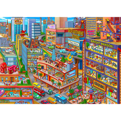 1000-Piece Wooden Jigsaw Puzzle for Adults – Relaxing Gift Idea & Elegant Home Décor Artwork with Full-Size Poster, Premium Stress Relief Activity - Commerce Center