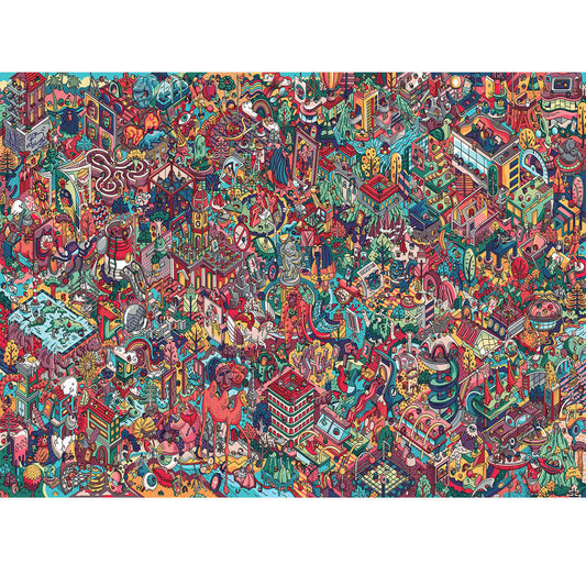 Wooden Jigsaw Puzzle 1000-Piece for Adults – Relaxing Gift Idea & Elegant Home Décor Artwork with Full-Size Poster, Premium Stress Relief Activity - Zootopia