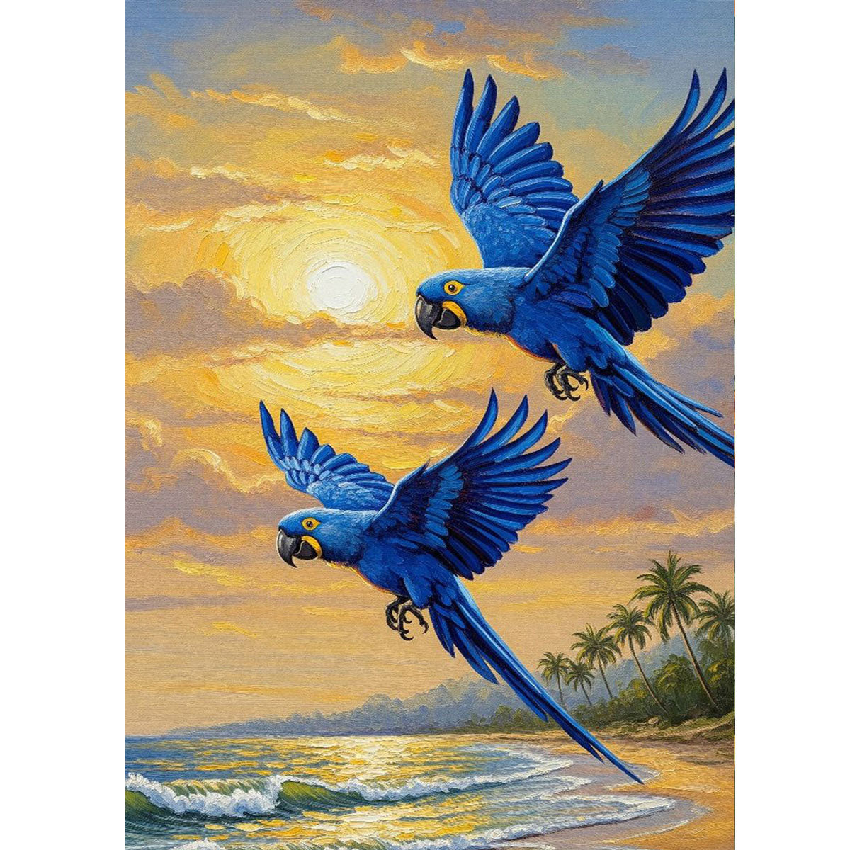 1000-Piece Premium Wooden Jigsaw Puzzle for Adults – The Parrot by the Sea | Artisan Crafted, Whimsical Shapes & Unique Designs, Best Relaxation Gift