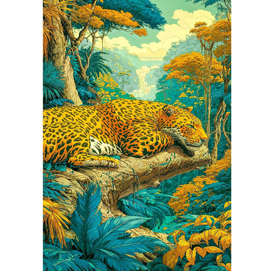 1000-Piece Premium Wooden Jigsaw Puzzle for Adults – Forest Overlord | Artisan Crafted, Whimsical Shapes & Unique Designs, Best Relaxation Gift