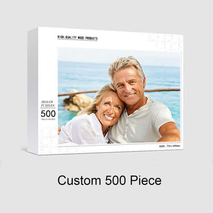 Custom Wooden Jigsaw Puzzle | 500, 1000, 1500 Pieces | Handcrafted & Personalized Gifts for Adults & Kids