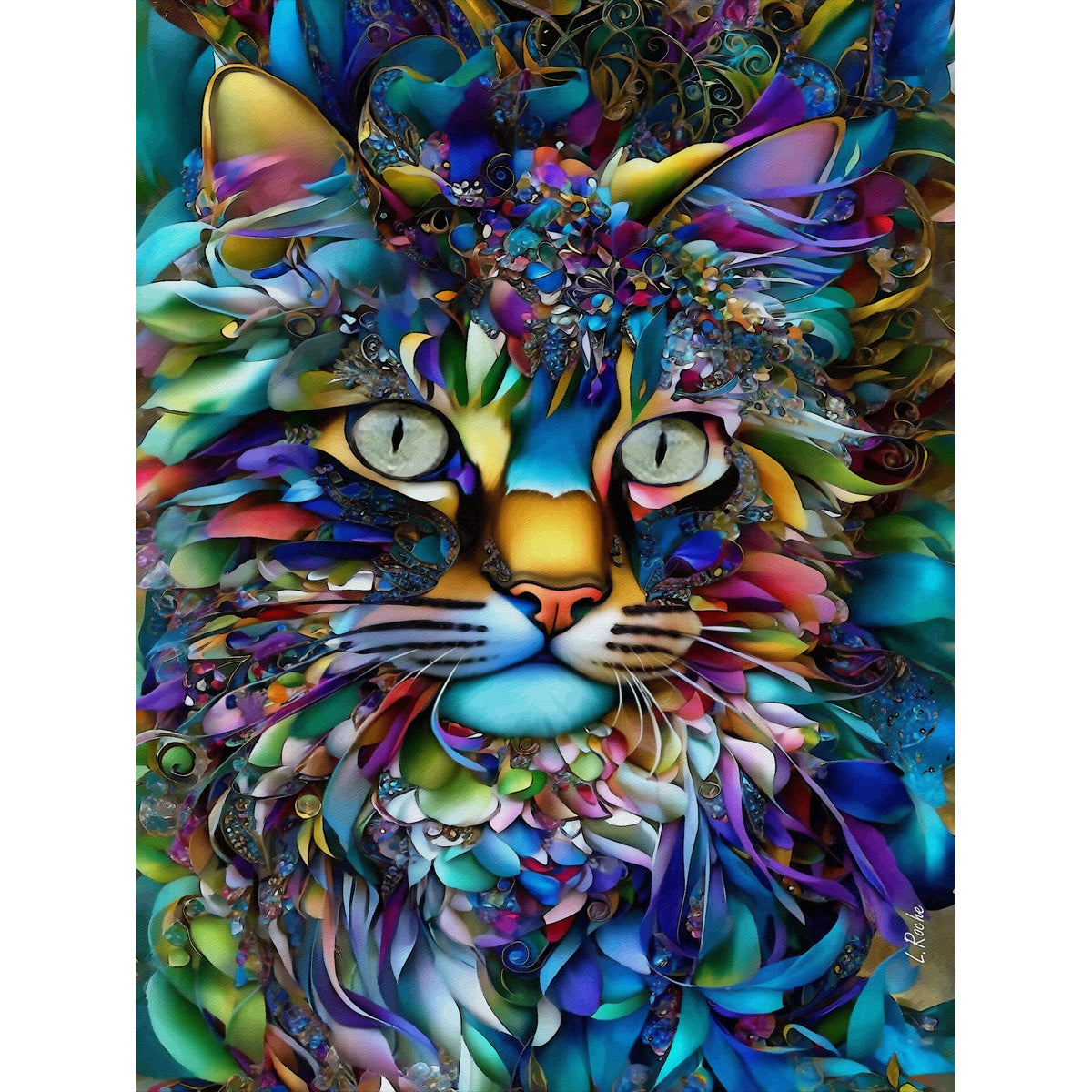 Wooden Jigsaw Puzzle 1000-Piece for Adults – Relaxing Gift Idea & Elegant Home Décor Artwork with Full-Size Poster, Premium Stress Relief Activity - ALMA - Artisan Puzzles