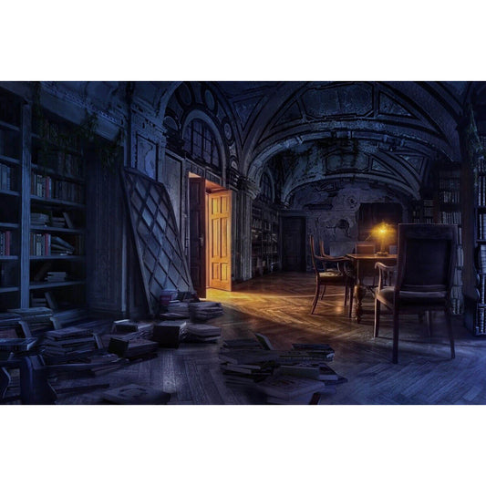 Wooden Jigsaw Puzzle 1000 Piece - Abandoned Dark Library