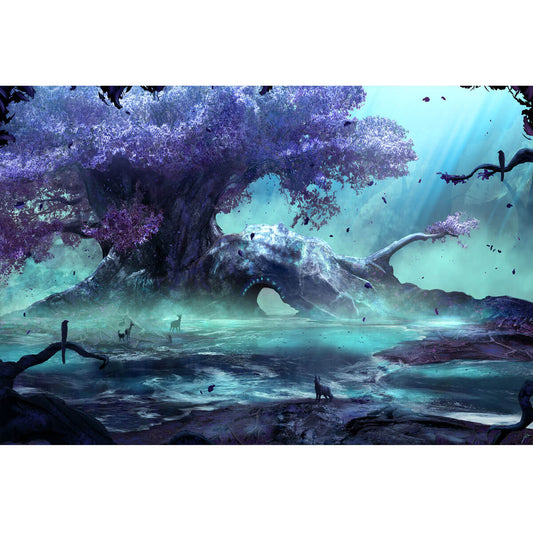 Wooden Jigsaw Puzzle 1000 Piece - Amethyst Tree