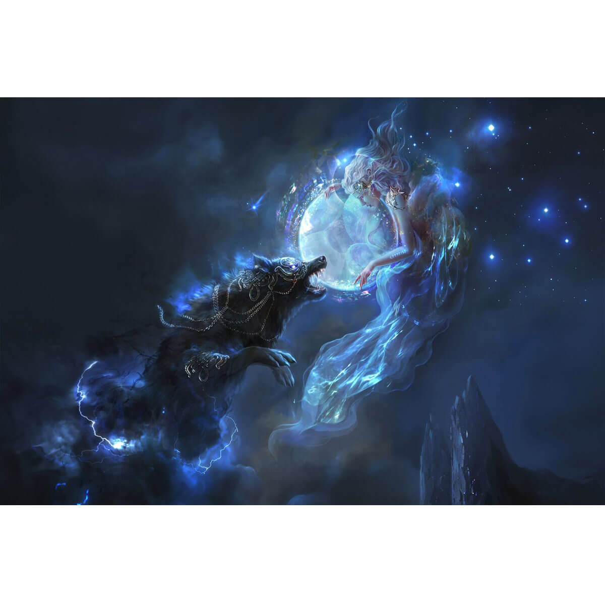 Wooden Jigsaw Puzzle 1000 Piece - Arcane Wolf