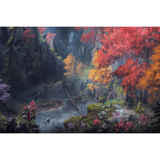 1000-Piece Premium Wooden Jigsaw Puzzle for Adults – Autumn Forest | Artisan Crafted, Whimsical Shapes & Unique Designs, Best Relaxation Gift