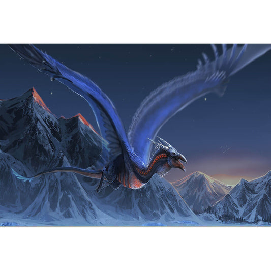 Wooden Jigsaw Puzzle 1000 Piece - Azure Wyrm