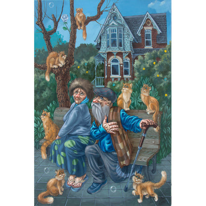 Wooden Jigsaw Puzzle 1000 Piece - Bench