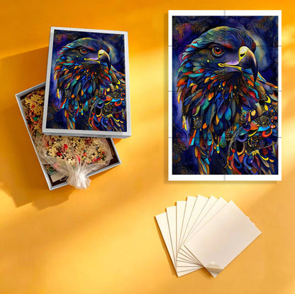 1000-Piece Premium Wooden Jigsaw Puzzle for Adults – Blue Alas | Artisan Crafted, Whimsical Shapes & Unique Designs, Best Relaxation Gift