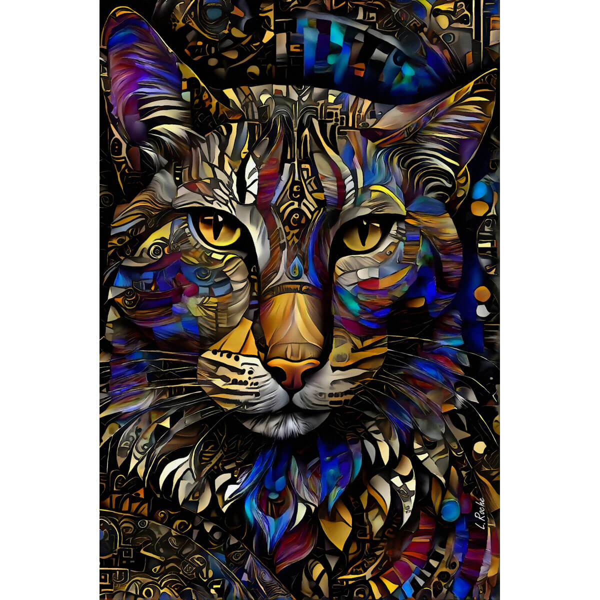 1000-Piece Premium Wooden Jigsaw Puzzle for Adults – Blue Rey 25 | Artisan Crafted, Whimsical Shapes & Unique Designs, Best Relaxation Gift