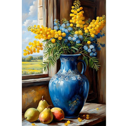 Wooden Jigsaw Puzzle 1000 Piece - Bouquet by the Window