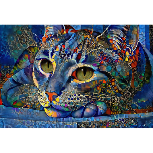 Wooden Jigsaw Puzzle 1000 Piece - Cat-El Chouky