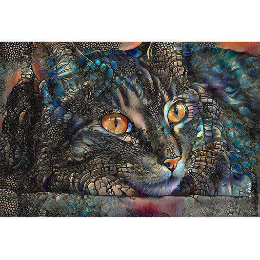 Wooden Jigsaw Puzzle 1000 Piece - Cat-Michi Snake