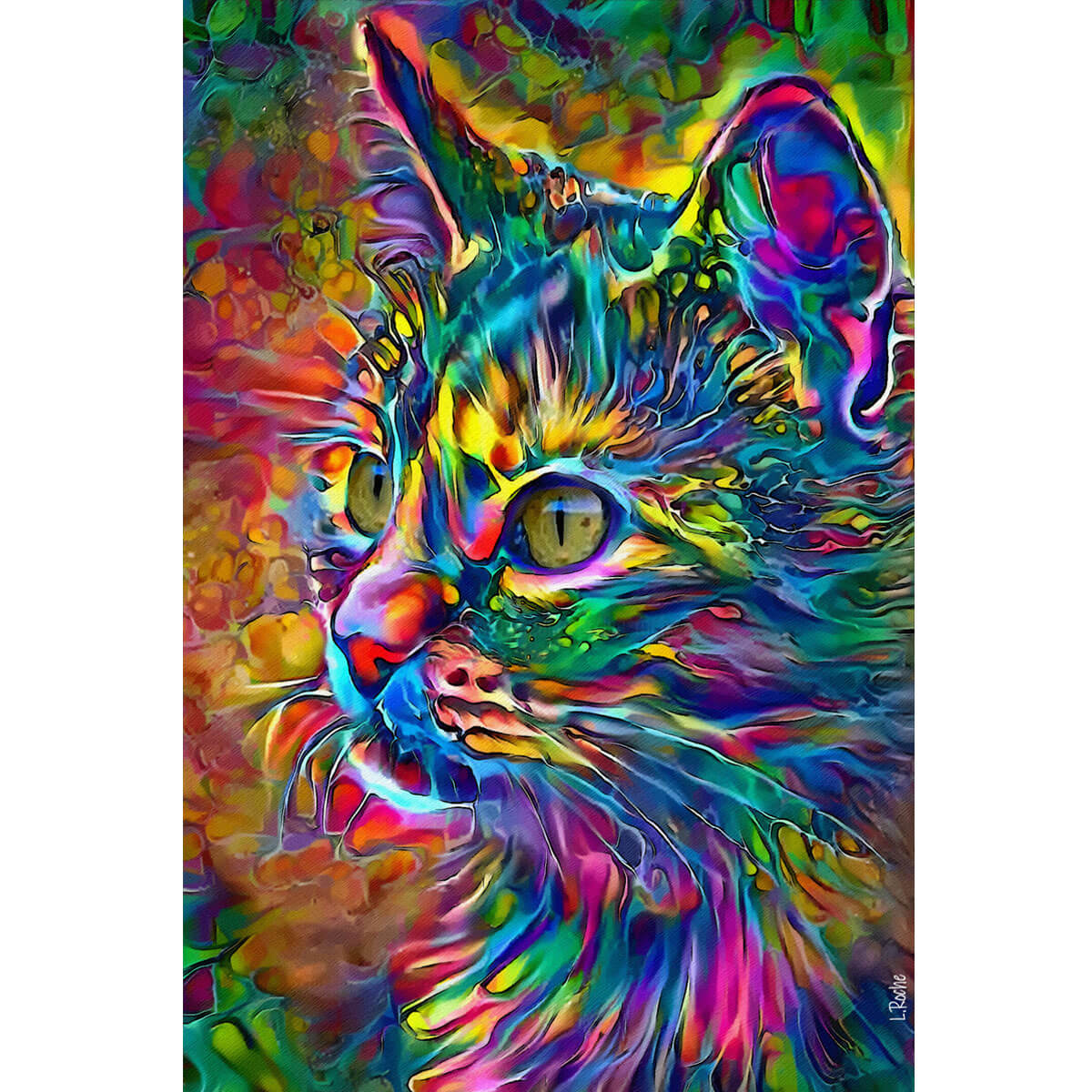 Wooden Jigsaw Puzzle 1000 Piece - Cat-Oleg Jr
