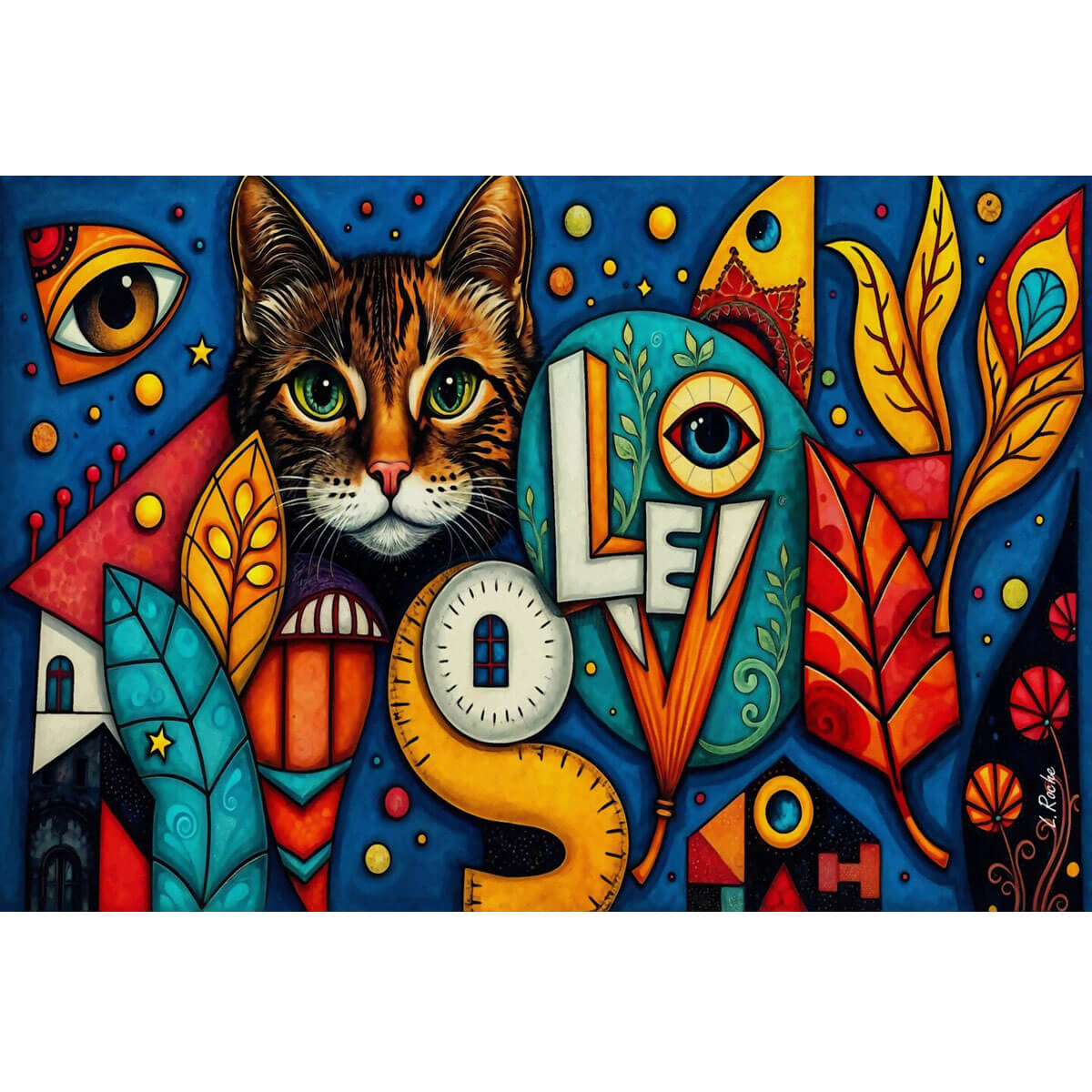 Wooden Jigsaw Puzzle 1000 Piece - Cat Garden