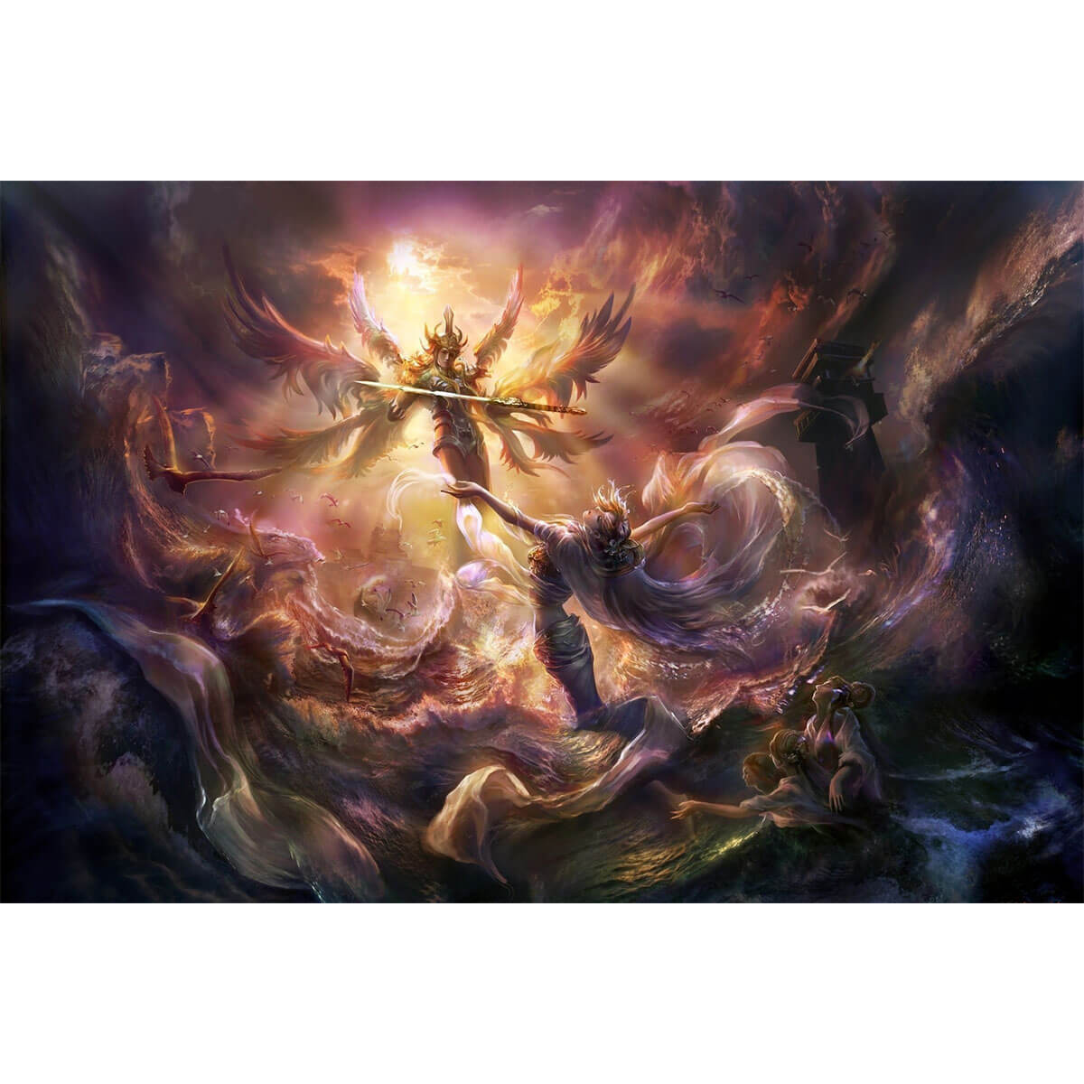 Wooden Jigsaw Puzzle 1000 Piece - Celestial Angel Encounter