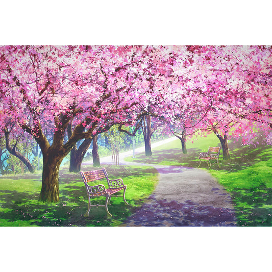 1000-Piece Premium Wooden Jigsaw Puzzle for Adults – Cherry Blossom Serenity | Artisan Crafted, Whimsical Shapes & Unique Designs, Best Relaxation Gift