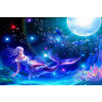 Wooden Jigsaw Puzzle 1000 Piece - Colorful Mermaid