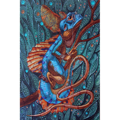 Wooden Jigsaw Puzzle 1000 Piece - Common Basilisk