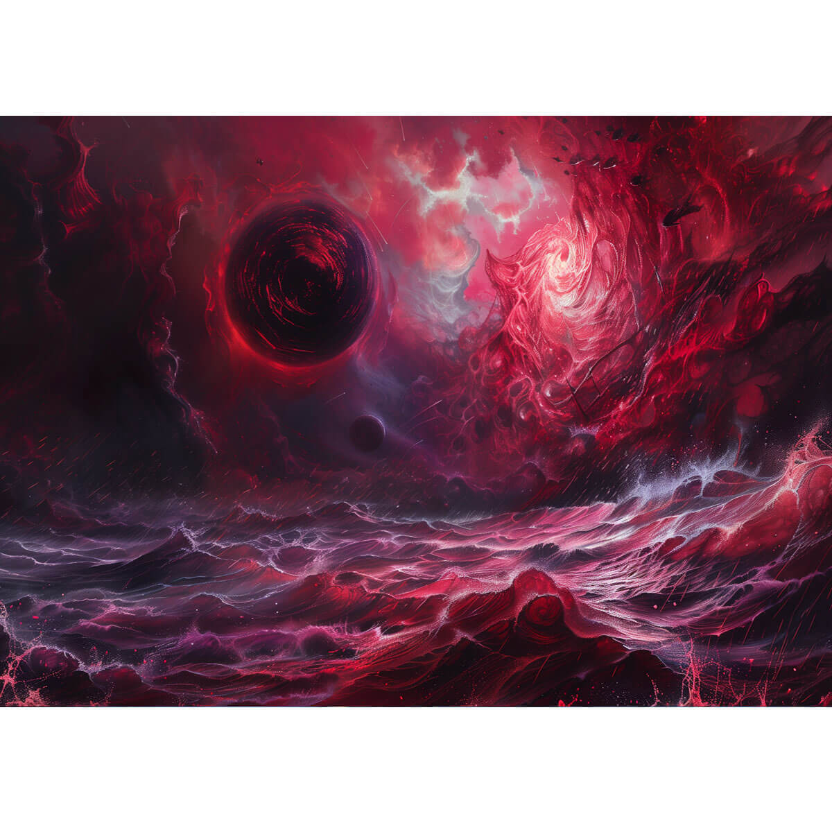 Wooden Jigsaw Puzzle 1000 Piece - Cosmic Red Nebula