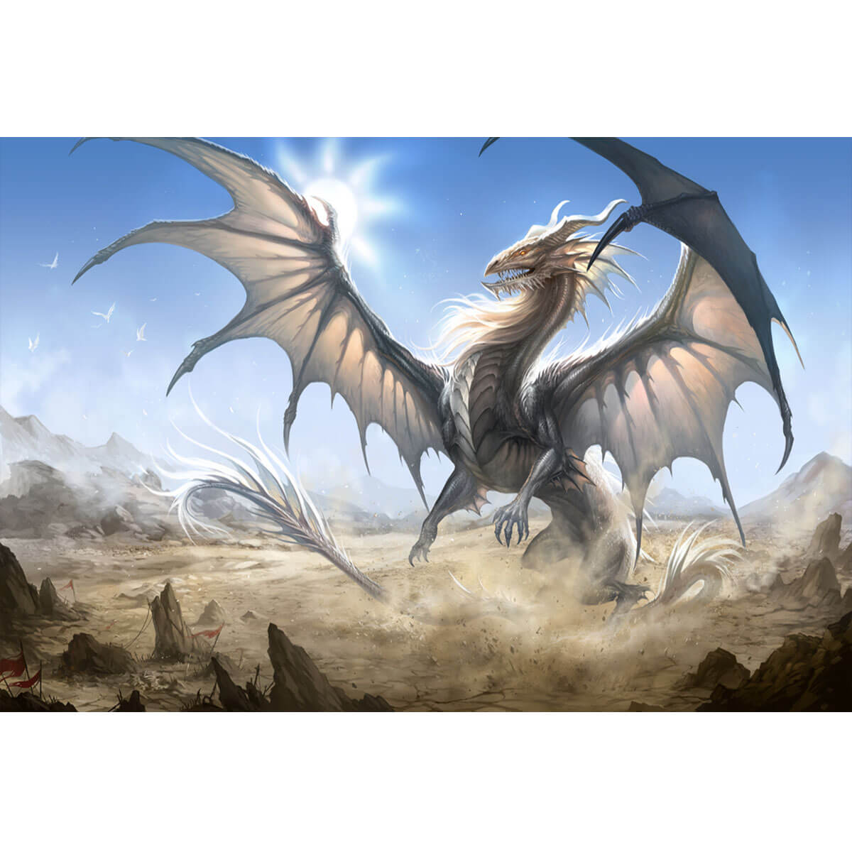 Wooden Jigsaw Puzzle 1000 Piece - Dragon Majesty