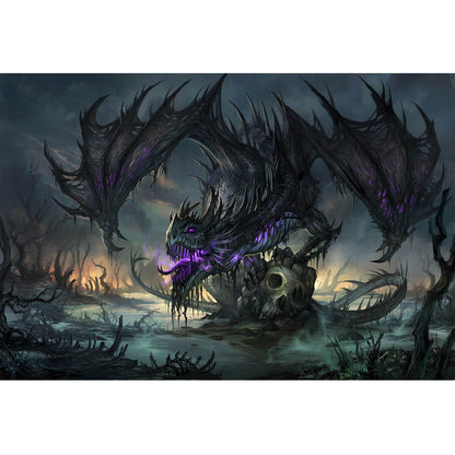 Wooden Jigsaw Puzzle 1000 Piece - Dragon Skull Fantasy