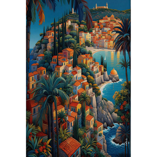1000-Piece Premium Wooden Jigsaw Puzzle for Adults – Dream Resort Island 2 | Artisan Crafted, Whimsical Shapes & Unique Designs, Best Relaxation Gift