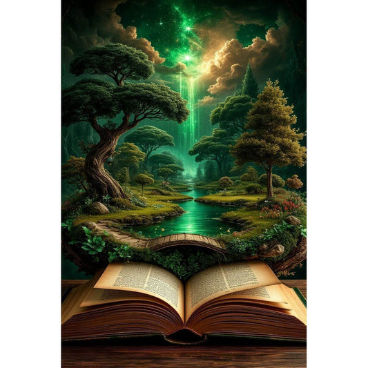 1000-Piece Premium Wooden Jigsaw Puzzle for Adults – The World of Books | Artisan Crafted, Whimsical Shapes & Unique Designs, Best Relaxation Gift